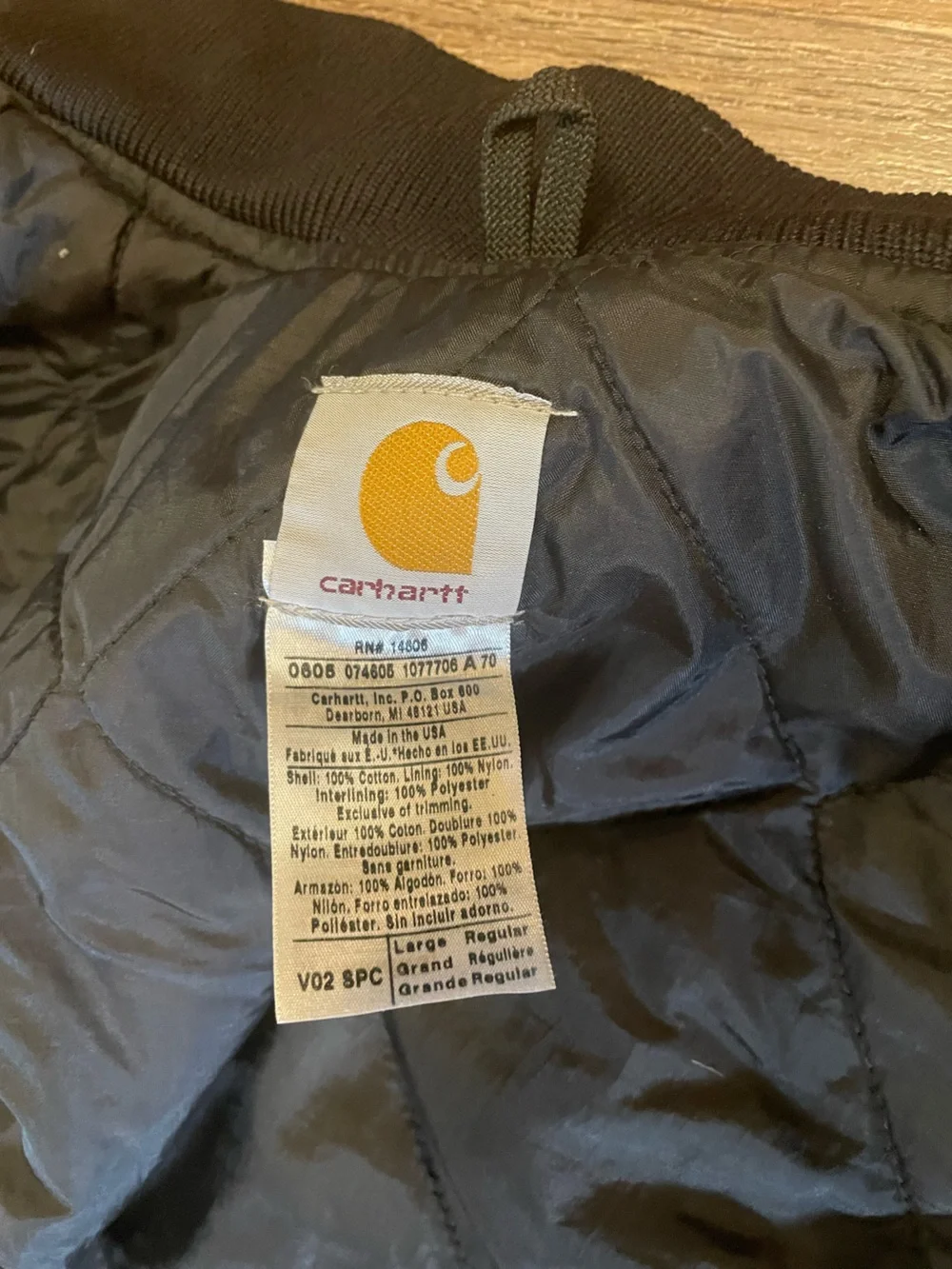 Carhartt Men's Insulated Arctic Quilt Lined Vest Spruce V02 SPC Vintage Y2K (05)